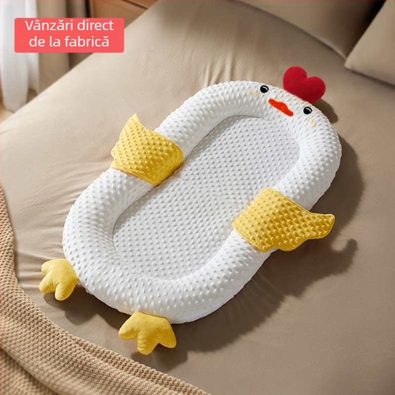 Cuib de somn pentru bebeluși în pat — umplutură din bumbac; material 100% bumbac; poziționare: bebeluș; fără personalizare; categorie: saltea/cuvertură