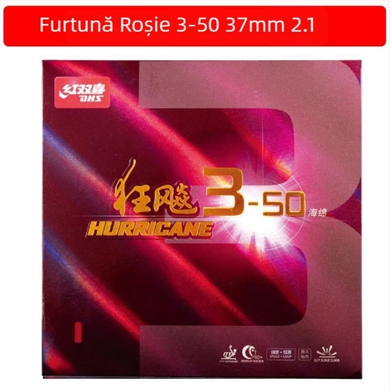 Rachetă de tenis de masă DHS, placă de bază PE, cauciuc tip reverse glue, lovire orizontală, 1 piesă
