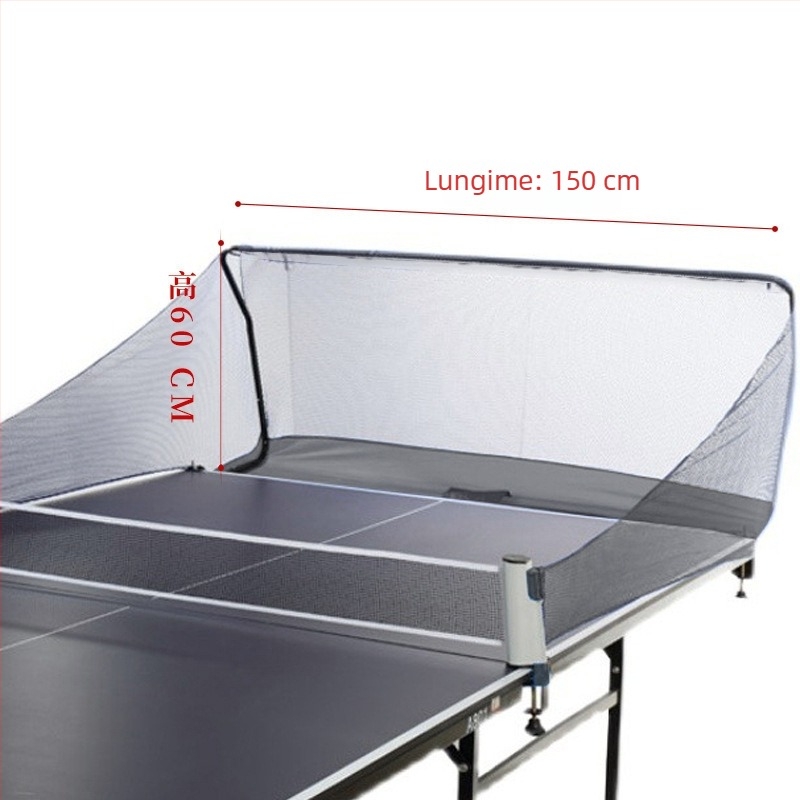 Stativ pentru tenis de masă cu plasă de prins mingi, colector mobil de mingi, suport pentru mai multe mingi (Categorie: post/raft mingi; Categoria produsului: stativ pentru tenis de masă)