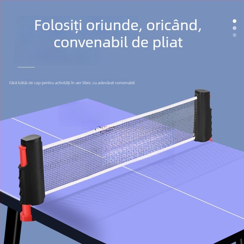 Suport portabil pentru plasă de tenis de masă din aliaj de aluminiu