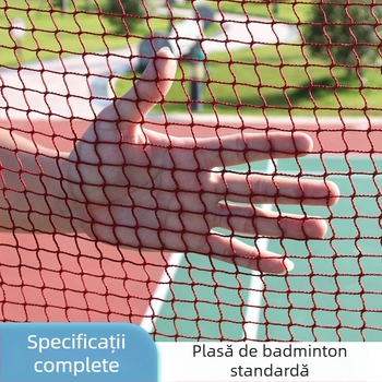 Plasă de badminton Wei Yan, polipropilenă, pliabilă, portabilă, pentru interior și exterior, pentru competiții