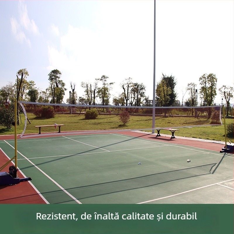 Plasă de badminton Wei Yan, polipropilenă, pliabilă, portabilă, pentru interior și exterior, pentru competiții