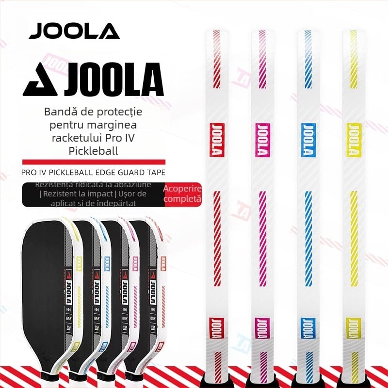 JOOLA Bandă de protecție pentru marginea cadrului de rachetă – rezistentă la uzură, anti-șoc și anti-zgâriere, pentru badminton și tenis
