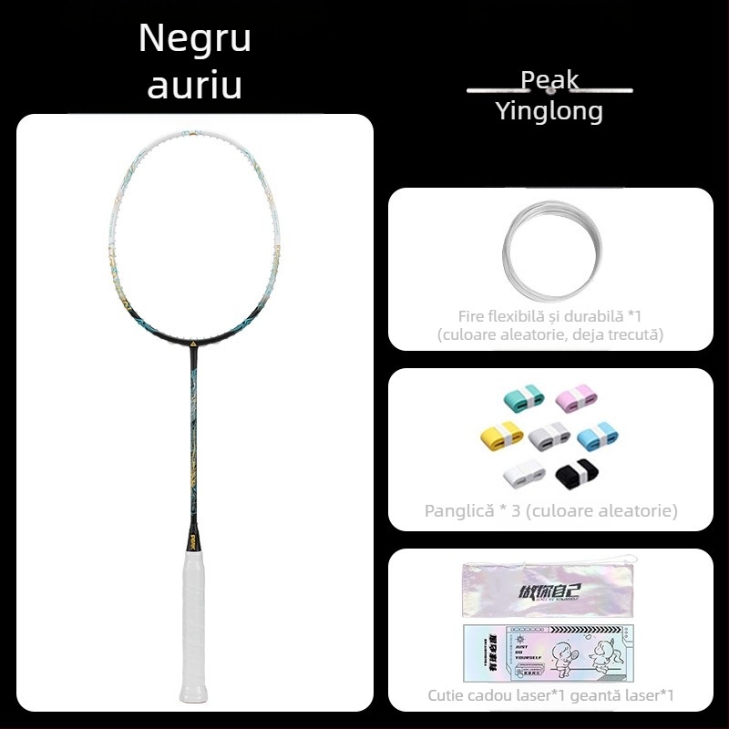 Kawasaki rachetă badminton, cadru din fibră de carbon, greutate 75–79 g, 5U, lovitură directă