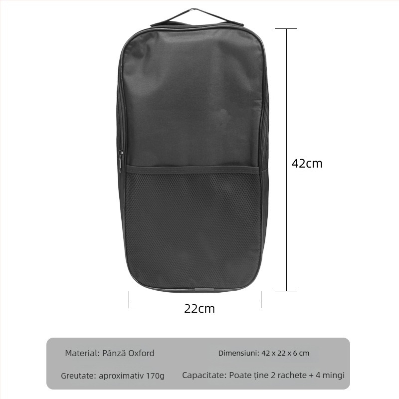 Geantă Gale pentru rachete pickleball — Material plasă, 220 g, Personalizabilă cu logo, Potrivită pentru badminton, tenis și ping-pong