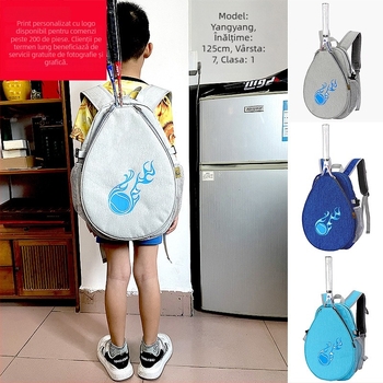 Geantă WPOLE pentru copii badminton/tenis — material Oxford, personalizare la comandă, etichetă privată licențiată