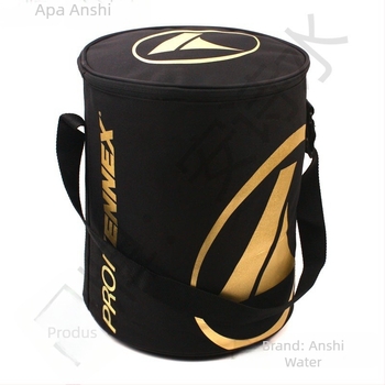 Geantă tenis izolație – pliabilă, portabilă, formă cilindrică de tip butoi, rezistentă la umezeală