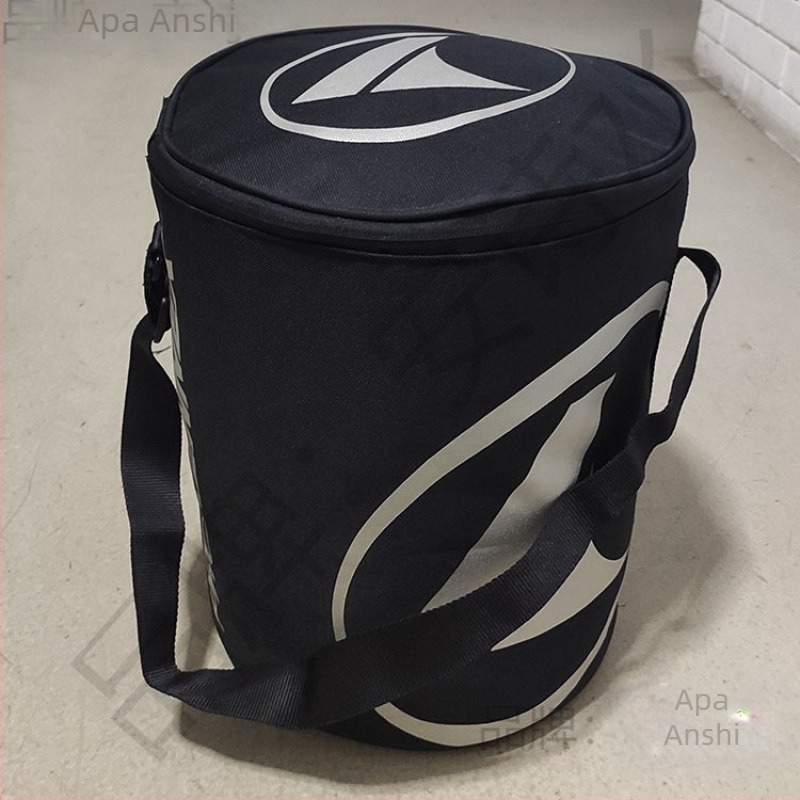 Geantă tenis izolație – pliabilă, portabilă, formă cilindrică de tip butoi, rezistentă la umezeală