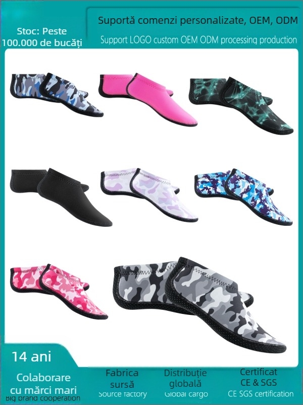 yAlisi șosete de neopren pentru scufundări, 3 mm, pentru bărbați – antiderapante, rezistente la abraziune, pentru snorkeling și scufundări