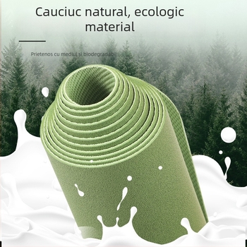 Saltea de yoga Three Brahma; PU material, grosime 1,5 mm, greutate 1500 g, suprafață anti-alunecare, model geometric