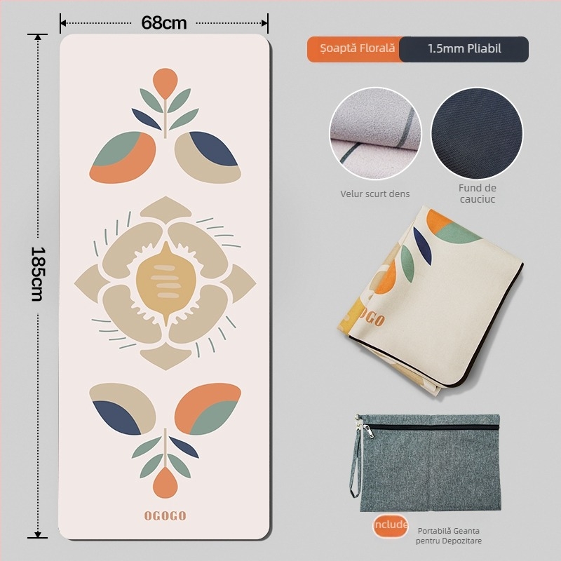 Covoraș de yoga cu temă pisică - Material: floare de mătase; Origine: Altă; Categorie: Pisică; Procesare: Nu