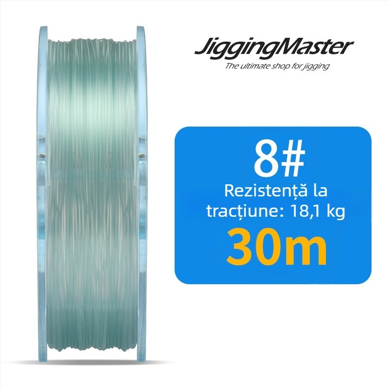 Linie Sub-Line Jigging Master din fibră de carbon, rezistență foarte mare la uzură, pachet 6 buc
