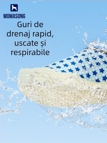 Pantofi pentru copii pentru drumeții la râu - talpă moale, talpă joasă, partea superioară din Lycra, talpă din cauciuc antiderapant, talpă TPR