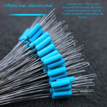 Perle din silicon cu închidere, set în vrac 010-line, finisaj mat, calitate premium, material: floare de mătase