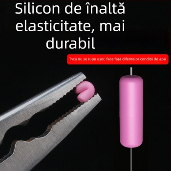 Mărgele din silicon Space Bead, pachet 100 bucăți