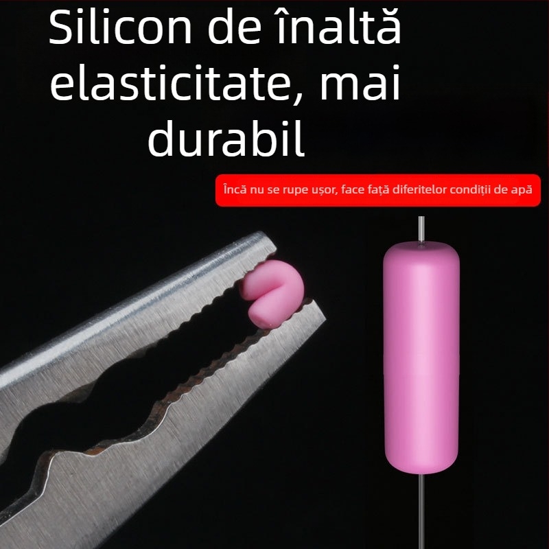 Mărgele din silicon Space Bead, pachet 100 bucăți