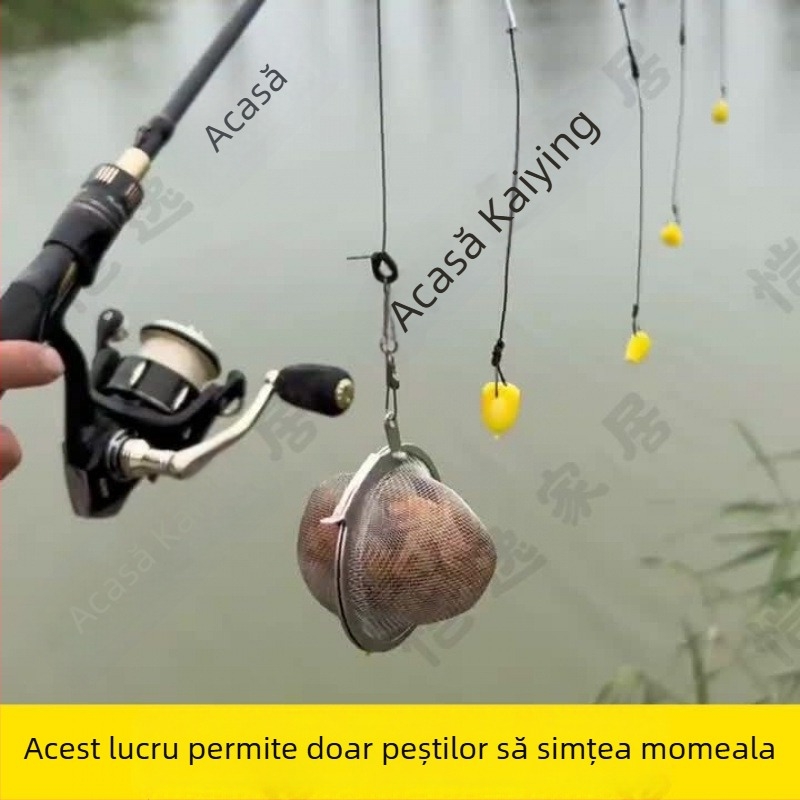 Air Force Star Kit de pescuit pentru începători cu cușcă de momeli din plasă fină și set de cârlige (SKU Pfujvz3nAMP+RAarJgjBw8e9c3s; Export cross-border: Da; Piața principală: Asia de Sud-Est)