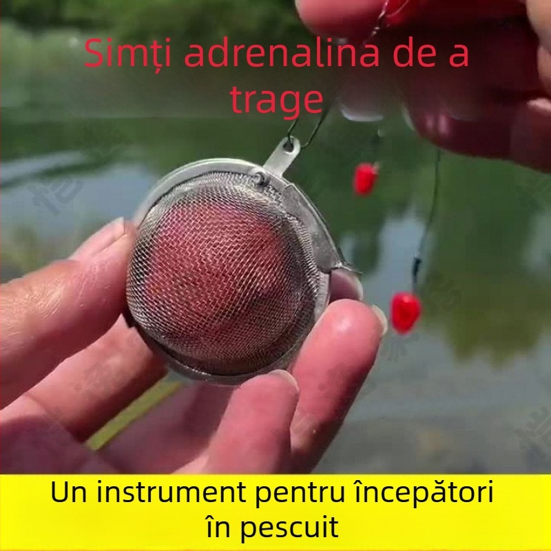 Air Force Star Kit de pescuit pentru începători cu cușcă de momeli din plasă fină și set de cârlige (SKU Pfujvz3nAMP+RAarJgjBw8e9c3s; Export cross-border: Da; Piața principală: Asia de Sud-Est)