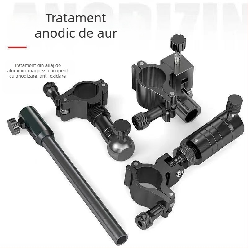 Suport universal pentru undițe din aliaj de aluminiu, pentru două sau o singură undiță, accesorii pentru scaunul de pescuit cu raft de prinderi îmbunătățit