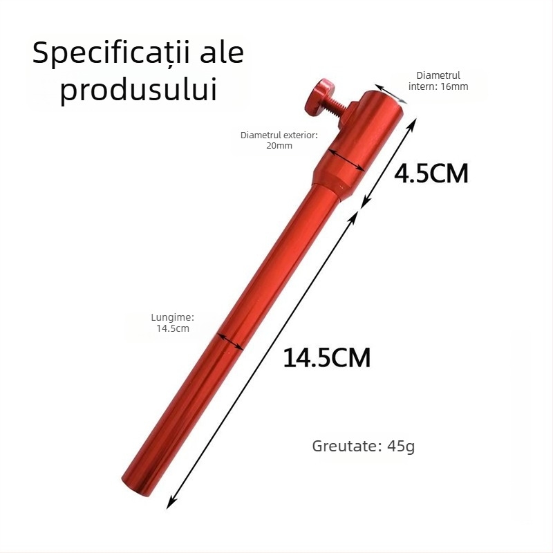 Suport universal pentru undițe din aliaj de aluminiu, pentru două sau o singură undiță, accesorii pentru scaunul de pescuit cu raft de prinderi îmbunătățit