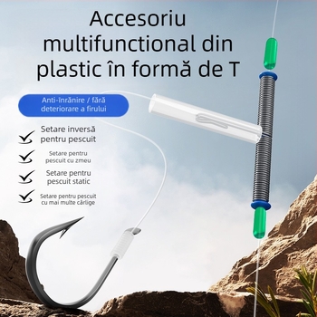 Accesorii de pescuit de tip T – conductă moale antiîncurcare, cataramă rapidă pentru cârlig, set de linie pentru undiță, seturi Jiangtuan și Kite | Brand Sichuan Products Company