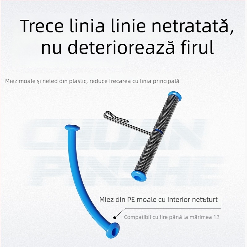 Accesorii de pescuit de tip T – conductă moale antiîncurcare, cataramă rapidă pentru cârlig, set de linie pentru undiță, seturi Jiangtuan și Kite | Brand Sichuan Products Company