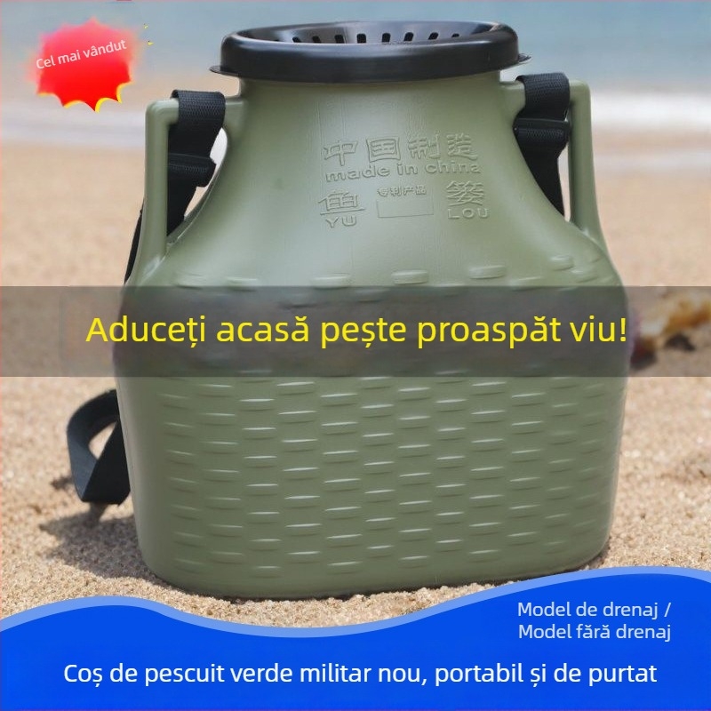 Coș plastic pentru pește, exterior, fără marcă