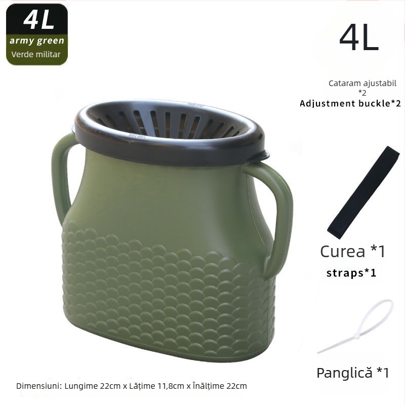 Coș plastic pentru pește, exterior, fără marcă