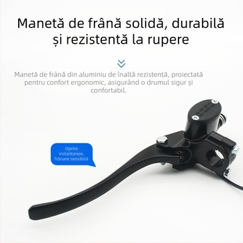 Pompa superioară pentru frâne cu disc, din aluminiu, diametru 22 mm, Mojielong, compatibilă cu frâne față și spate