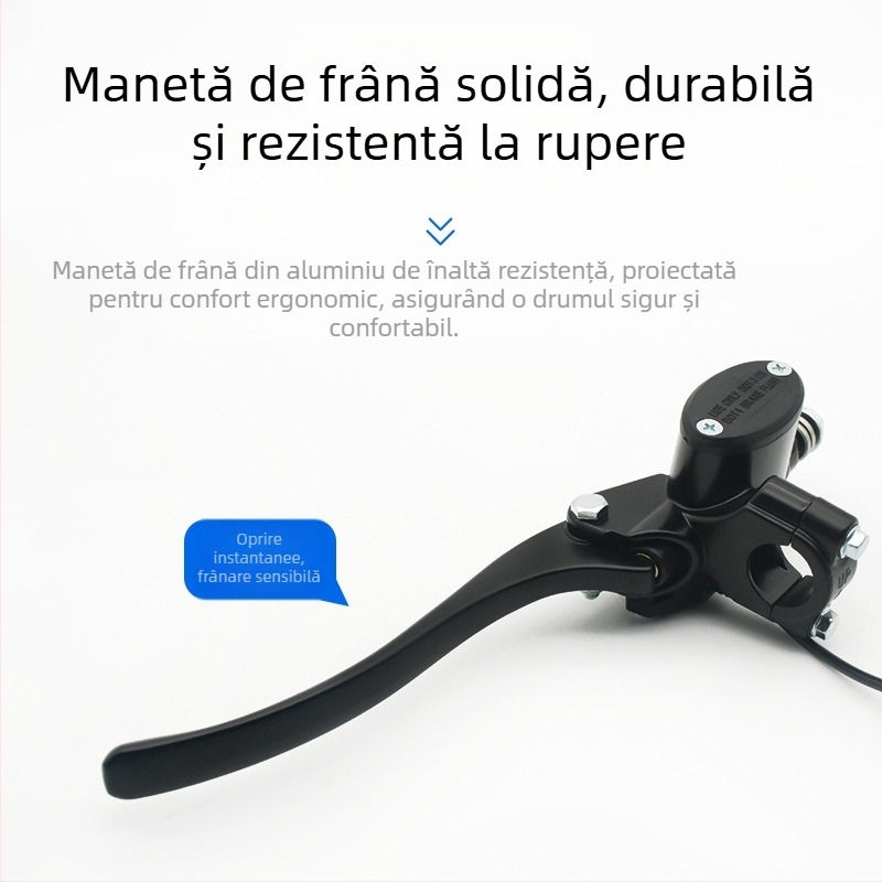 Pompa superioară pentru frâne cu disc, din aluminiu, diametru 22 mm, Mojielong, compatibilă cu frâne față și spate
