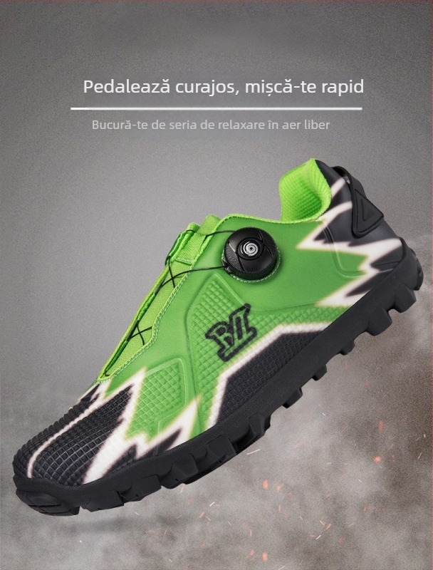 Pantofi de ciclism pentru bărbați, MTB, talpă rigidă — pantofi profesioniști pentru ciclism