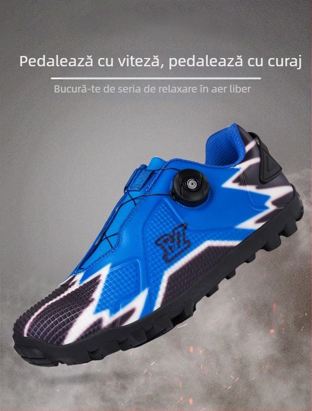 Pantofi de ciclism pentru bărbați, MTB, talpă rigidă — pantofi profesioniști pentru ciclism