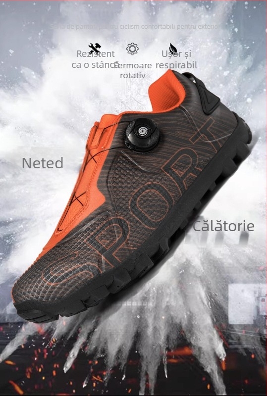 Pantofi de ciclism pentru mountain bike - antiderapante, antrenament profesional, multiuz pentru ciclism, drumeții și călătorii