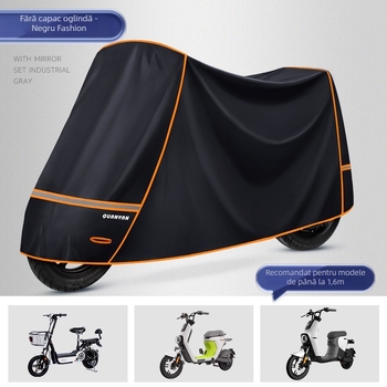 Husă Oxford îmbunătățită, groasă, pentru biciclete electrice, biciclete și motociclete – protecție solară, impermeabilă și împotriva prafului