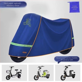 Husă Oxford îmbunătățită, groasă, pentru biciclete electrice, biciclete și motociclete – protecție solară, impermeabilă și împotriva prafului