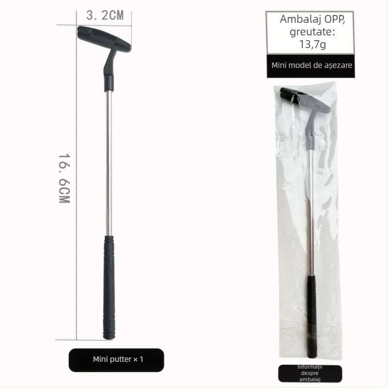 Putter de golf JOL | cap din aliaj de zinc | tijă din oțel inoxidabil | greutate 61 g
