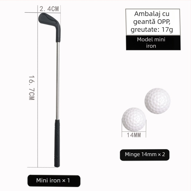 Putter de golf JOL | cap din aliaj de zinc | tijă din oțel inoxidabil | greutate 61 g