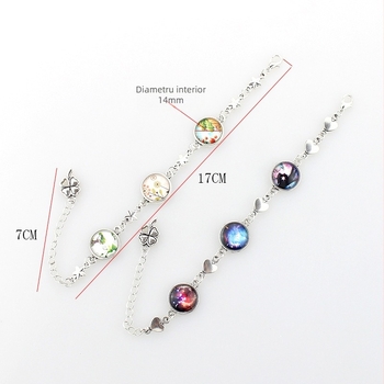 Brățară, stil retro, unisex, aliaj, placare electro