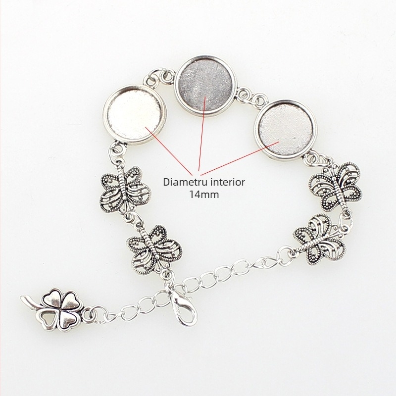 Brățară, stil retro, unisex, aliaj, placare electro