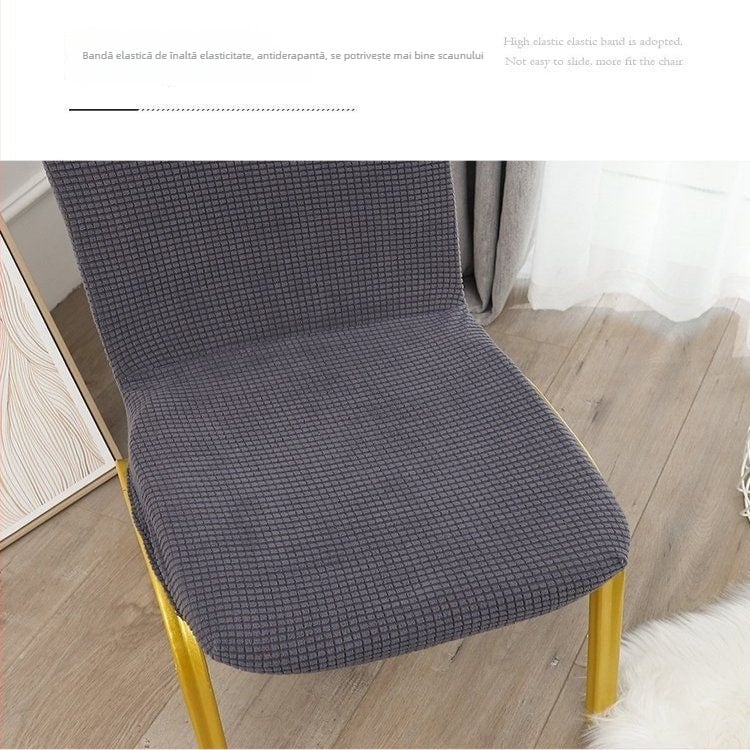 Husă pentru scaun curbat pentru masă, stil hotelier (Brand: other; Material: Other; Categorie: husă pentru scaun; Stil: hotel)