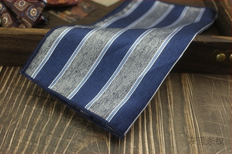 Batistă de buzunar pentru sacou, material poliester, model cu nuci de cashew, finisaj satin, stil modern, lățime standard