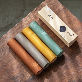 Steag de masă - țesătură poliester cu amestec de bumbac, model vânt chinezesc, stil light luxury, personalizabil, pentru living, restaurant sau spații comerciale