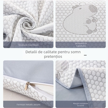 Fețe de pernă, țesătură jacquard, fibre de poliester, vopsire reactive, țesătură 30s