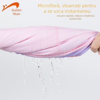 Prosop de înot pentru copii – poncho absorbant, uscare rapidă, cu cataramă, prosop de baie multifuncțional pentru baie și înot
