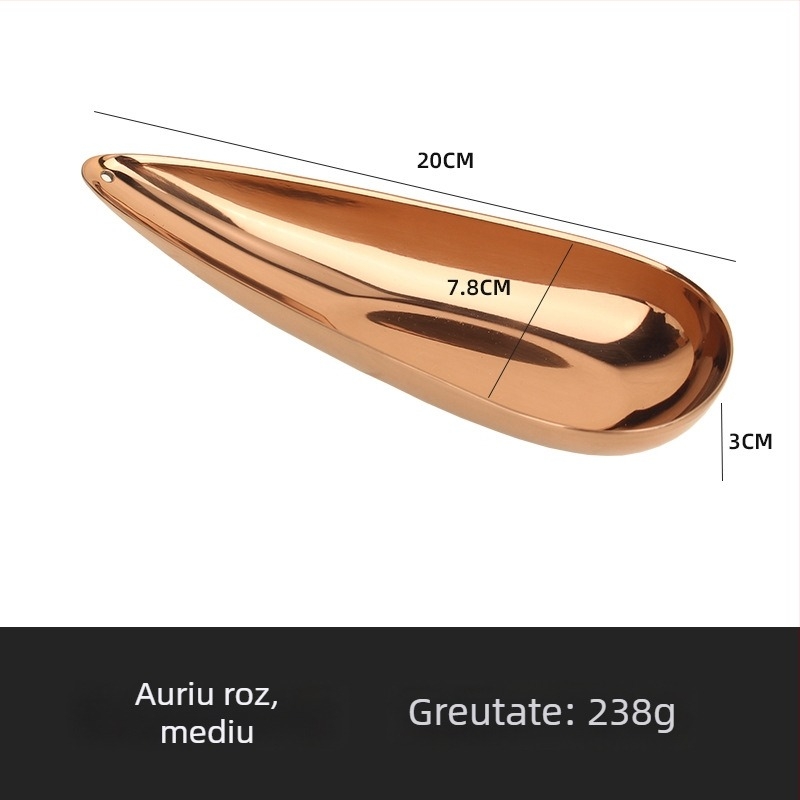 Zhuo Jin farfurie din oțel inoxidabil pentru fructe, desert, stil modern simplu, calitate de primă clasă, etichetă privată licențiată