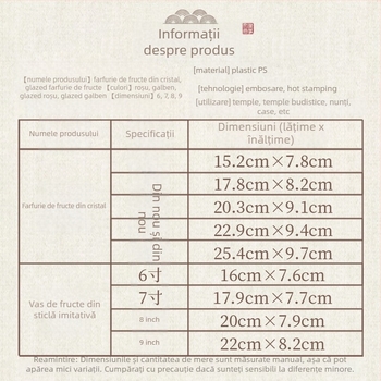 Platou de fructe din plastic, în stil chinezesc, pentru ofrande budiste pentru Guanyin, decor de living, neimportat, nu este cadou.