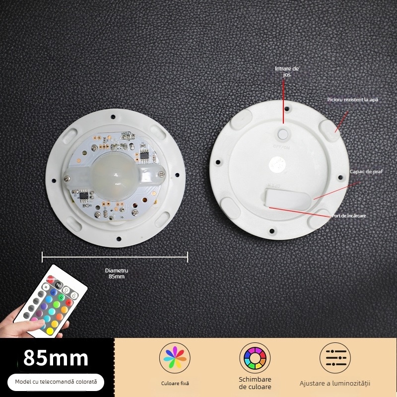 Lampă decorativă RGB cu aranjament floral pentru bar/KTV – lampă de masă în formă de vază pentru atmosferă, model XC-297, 5V, material: plastic, stil modern minimalist, fabricație personalizată după planuri.