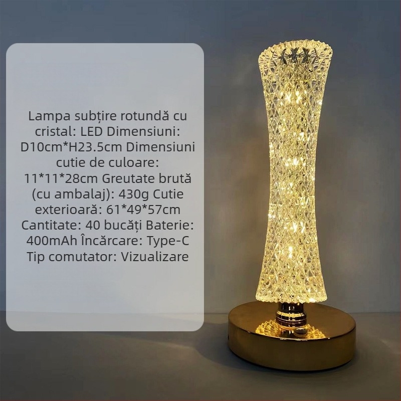 Lampă de masă Stea și Lună, stil modern minimalist, model YL-014, material plastic, tensiune ≤36V