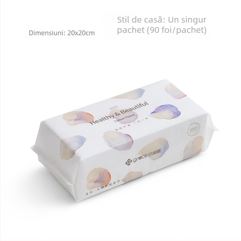 Prosoape de față Grace Jie Liya, fibre vegetale, de unică folosință, proces de turnare, fără personalizare