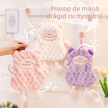 Prosop de mână pentru bucătărie (microfibră, 150D, îngroșat, uscare rapidă, cusătură pe margine)